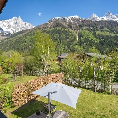 Michka - 500m Flegere Cheminee Jardin Vue 180 * 샤모니