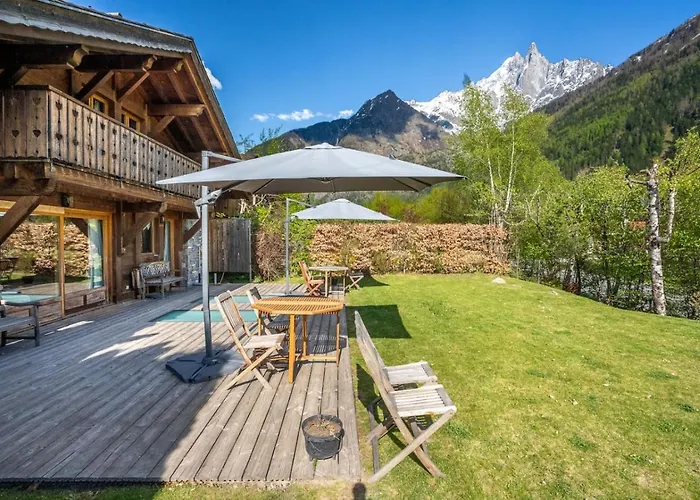 Michka - 500m Flegere Cheminee Jardin Vue 180 * Chamonix Mont Blanc